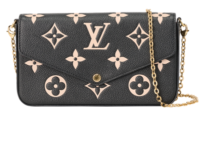 Felicie Pochette, &pound;950, Handbags, Black, Leather, Front view